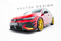 Volkswagen Golf GTI Clubsport Mk8 Facelift 2024+ Street Pro Frontsplitter / Frontläpp + Splitters Maxton Design